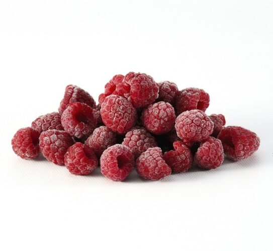 The image is showing the 2.5kg pink colour raspberry